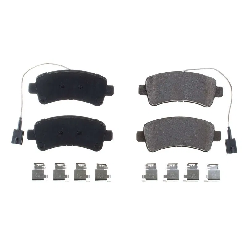 17-1840 – POWERSTOP Brake Pad, FMSI Number D1840 Ceramic Brake Pads Set Of 4 With Premium Stainless Steel Hardware
